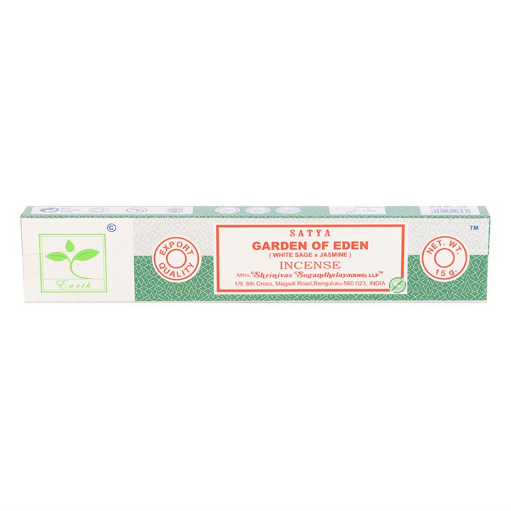 Set of 6 Earth Satya Garden of Eden Incense