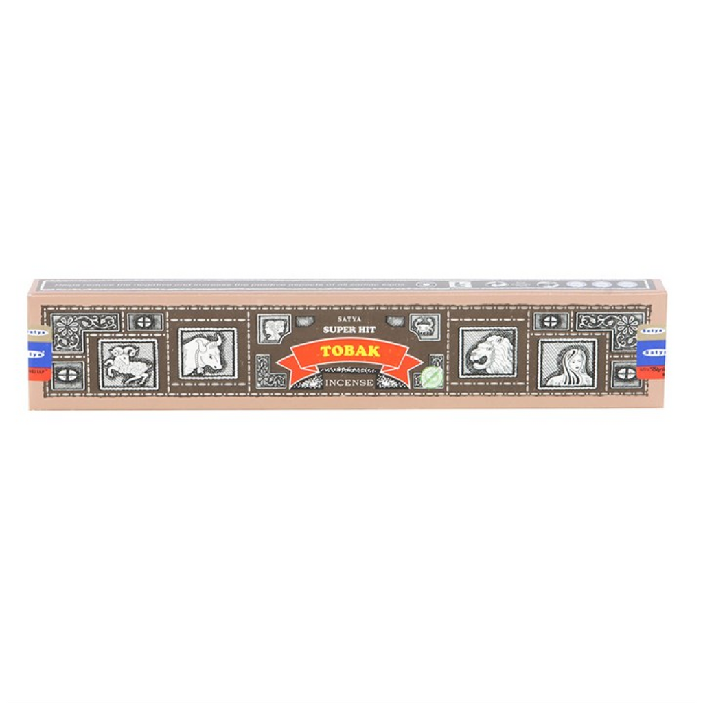 Set of 12 Satya Superhit Tobak Incense 15g
