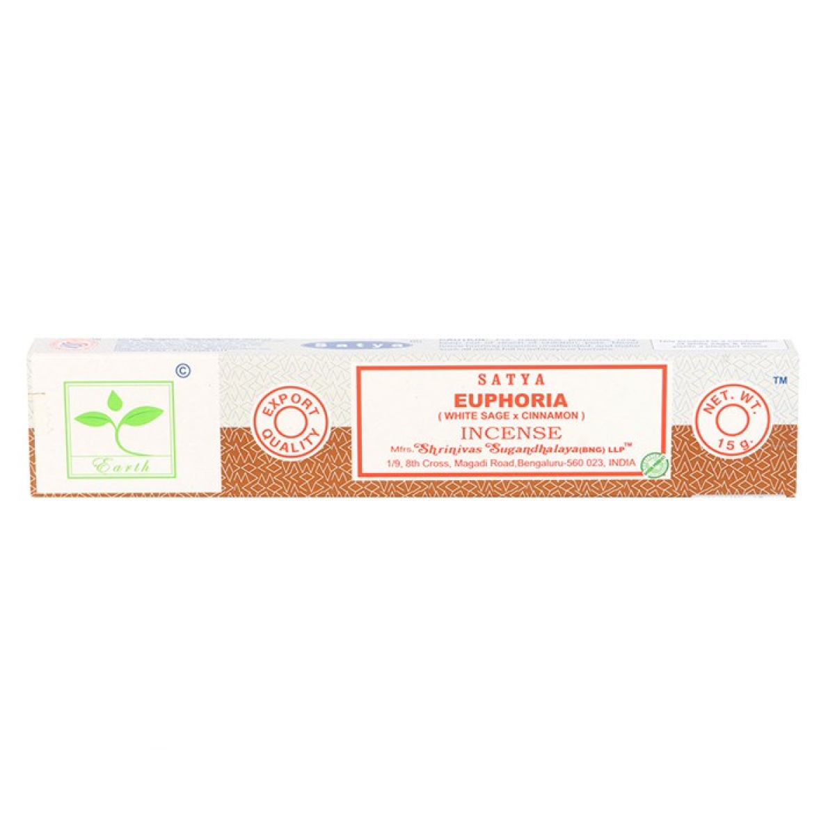 Set of 6 Earth Satya Euphoria Incense