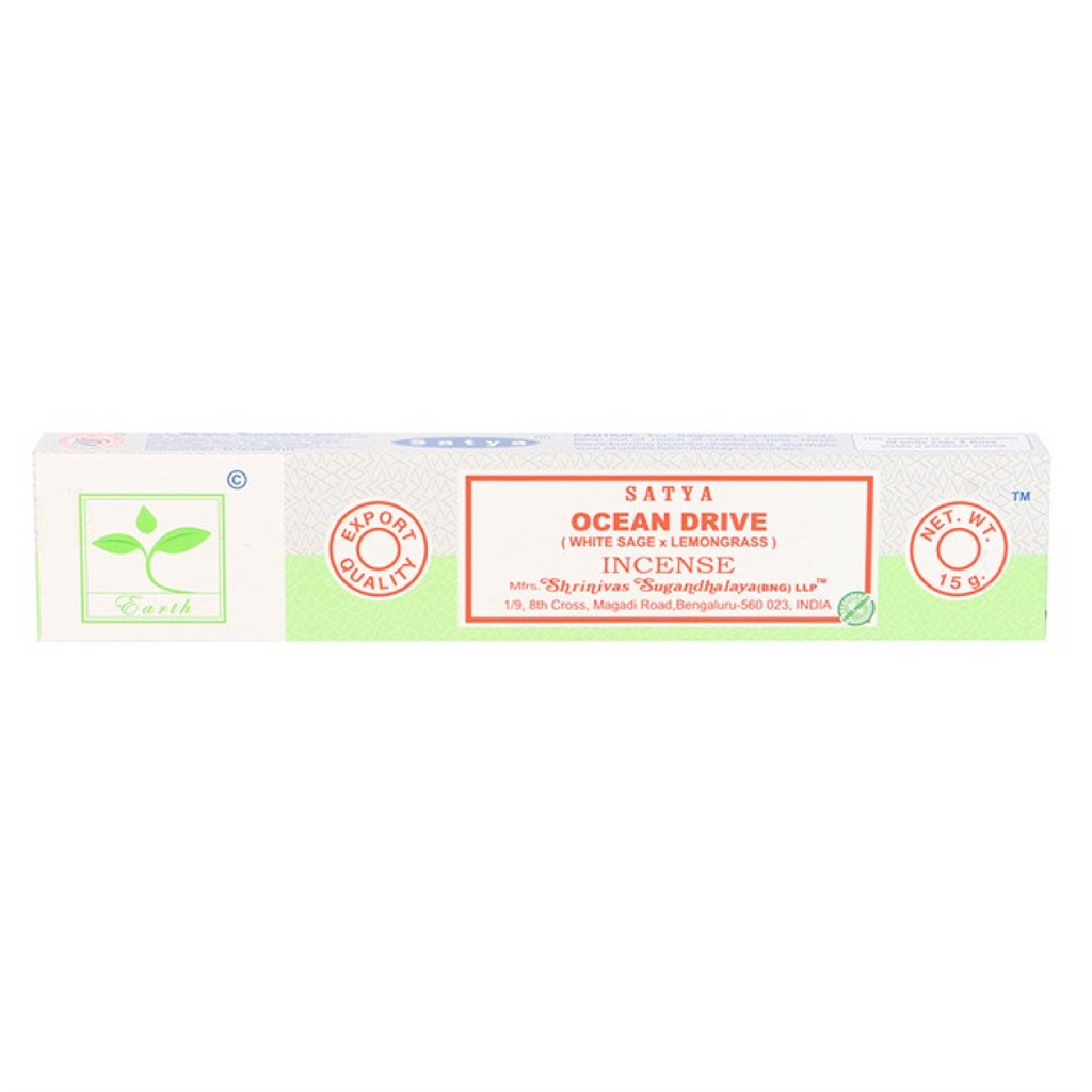 Set of 6 Earth Satya Ocean Drive Incense