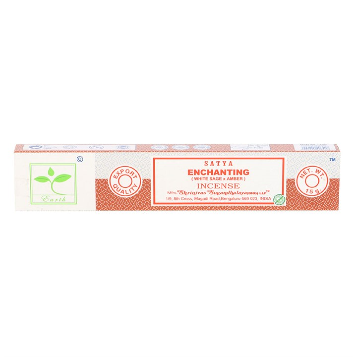 Set of 6 Earth Satya Enchanting Incense