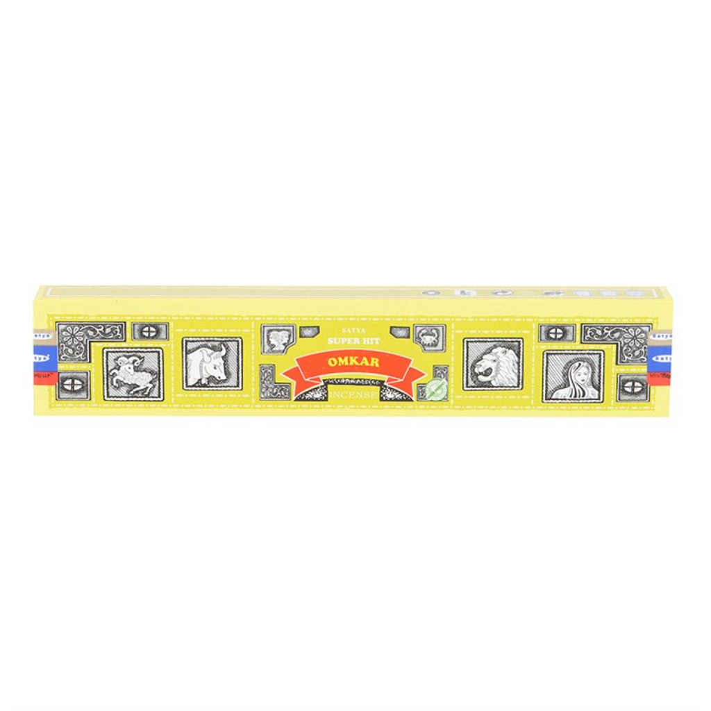 Set of 12 Satya Superhit Omkar Incense 15g