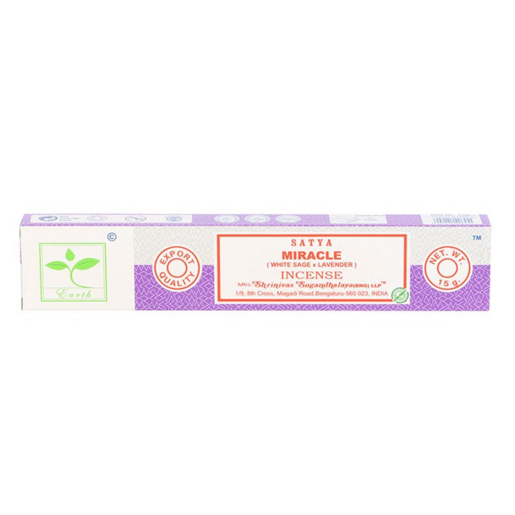 Set of 6 Earth Satya Miracle Incense
