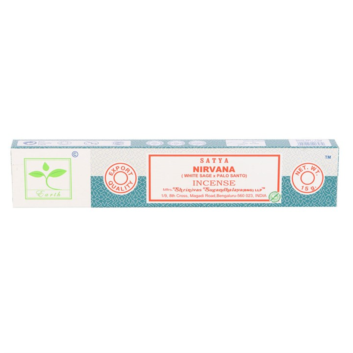 Set of 6 Earth Satya Nirvana Incense