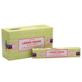Set of 12 Lemongrass Incense Sticks by Satya