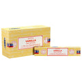 Set of 12 Vanilla Incense Sticks by Satya