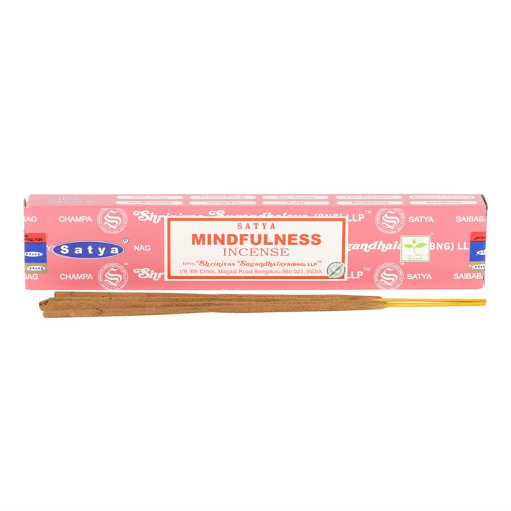 Set of 12 Mindfulness Incense Sticks by Satya