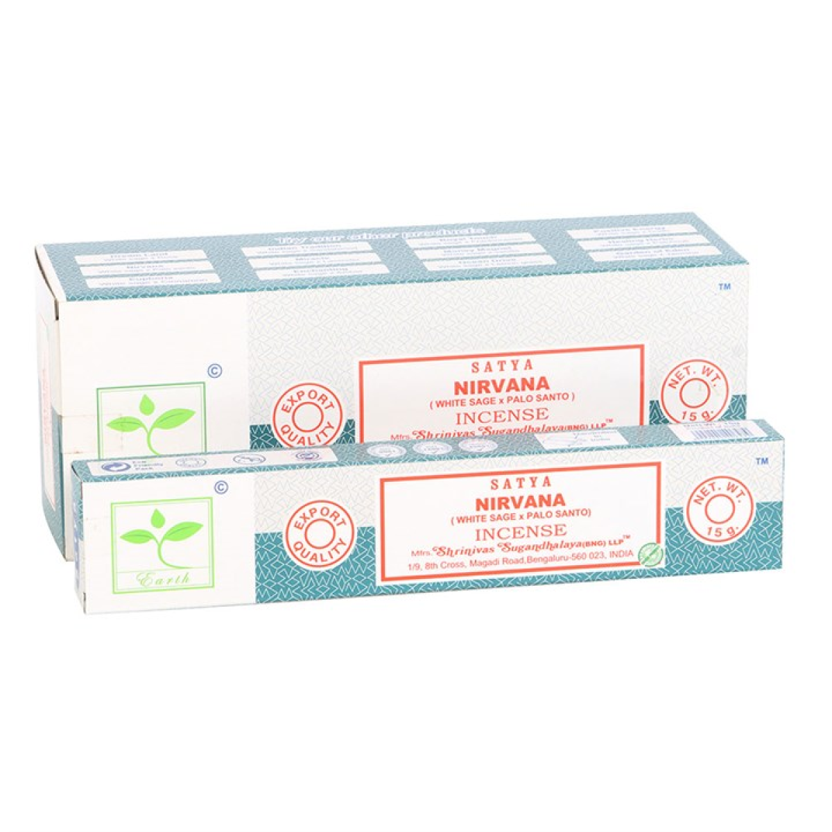 Set of 6 Earth Satya Nirvana Incense